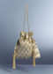 Silver-Gold Metallic Tassel Potli