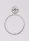 Silver Plated Earrings With Stones In Double Round Motifs Online - Kalki Fashion