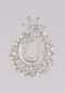 Silver Plated Studs In Drop Shape With Crystals Stones And Bugle Beads Online - Kalki Fashion