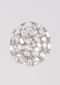 Silver Plated Studs With Leaf Cut Crystals In Abstract Pattern Online - Kalki Fashion