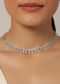 Sparkling Simplicity White Short Necklace Set