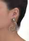 Spiral Shaped Earrings With Bugle Beads, Stones And Kundan Work Online - Kalki Fashion