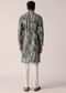Stylish Blue Cotton Kurta For Men