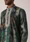 Stylish Green Festive Kurta For Men