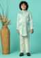Stylish Grey Sherwani Set For Boys