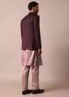 Stylish Purple Indowestern For Men