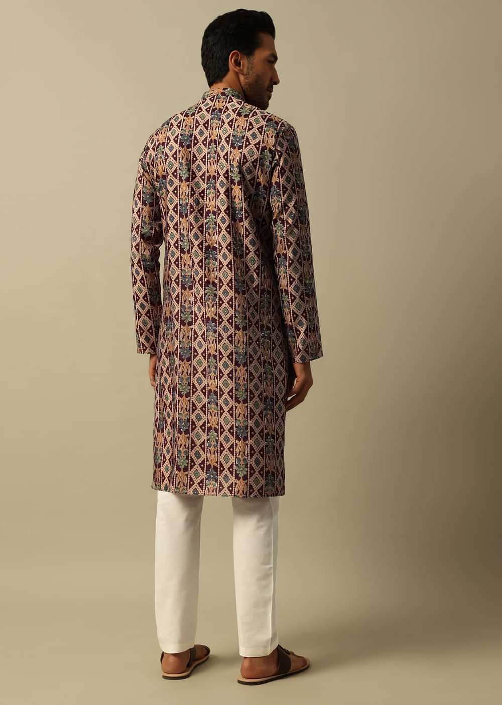 Timeless Red Cotton Kurta Set For Men