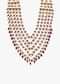 Traditional Gold Toned Kundan with Maroon Red Beads Mala