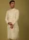 Lemon Art Silk Bandi Jacket Set With Mirrorwork