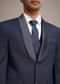 Tuxedo With Intricate Cut Work In Blue