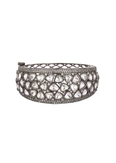Two Tone Victorian Style Kada In Fusion Style
