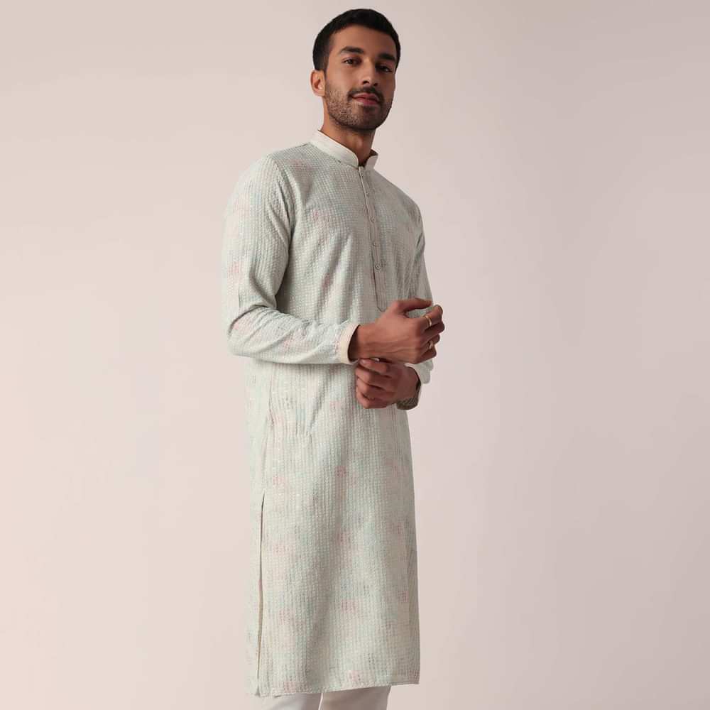 Versatile Multi-Colored Kurta Set For Men