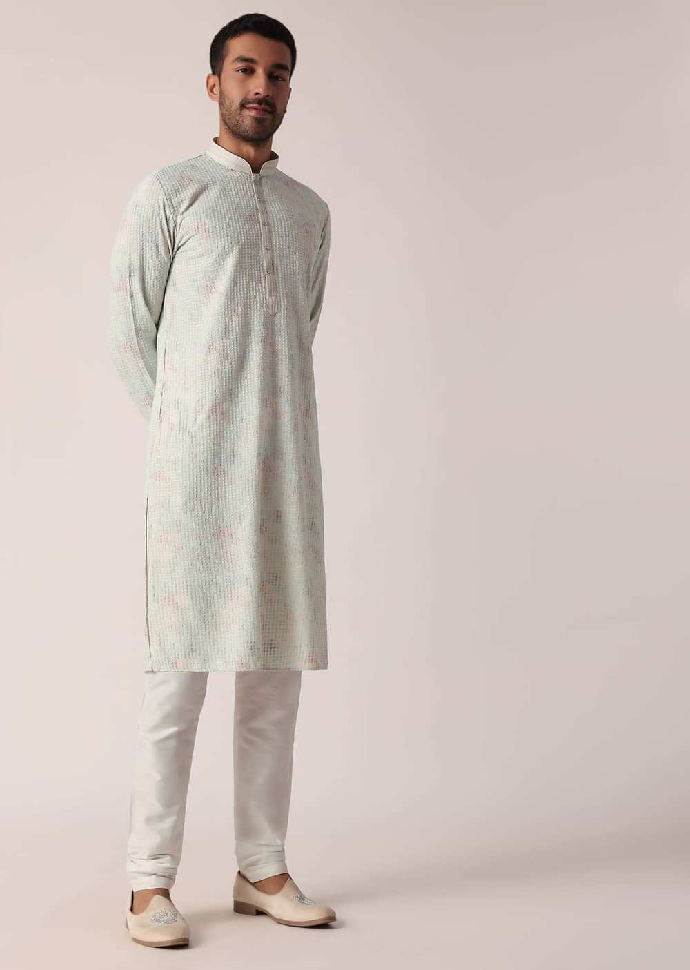 Versatile Multi-Colored Kurta Set For Men
