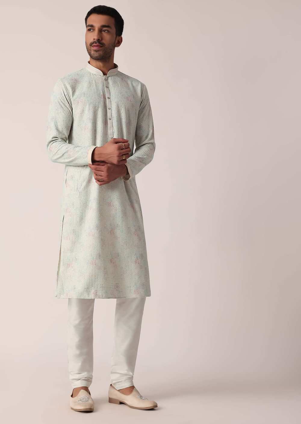 Versatile Multi-Colored Kurta Set For Men