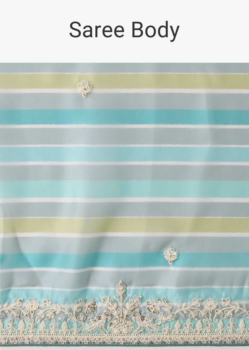 Vibrant Multicolored Muslin Saree With Stripes