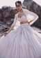 White Ruched Lehenga With Spaghetti Blouse And Cape