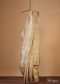 Beige White Kanjivaram Saree In Tissue Fabric With 7gm Real Zari And Unstitched Blouse