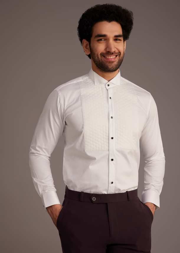 Wine Tuxedo With Beaded Detailing And Satin Peak Lapel Wine Tuxedo With Beaded Detailing And Satin Peak Lapel