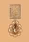 Yellow Crystal Studded Danglers With Spiral Carved Geometric Motif And Floral Motif Online - Kalki Fashion