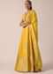 Yellow Anarkali Set in Silk With Sequin Work