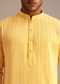 Yellow Georgette Kurta Set With Resham Work