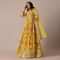 Yellow Anarkali Set With Gota Patti Embroidery
