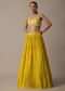 Yellow Lehenga Set With Hand Embellished Jacket