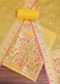 Yellow Woven Silk Paithani Dress Material